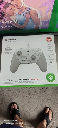 Controle gamesir G7 pro, versão Xbox, funciona sem fio no Xbox melhor que o controle elite