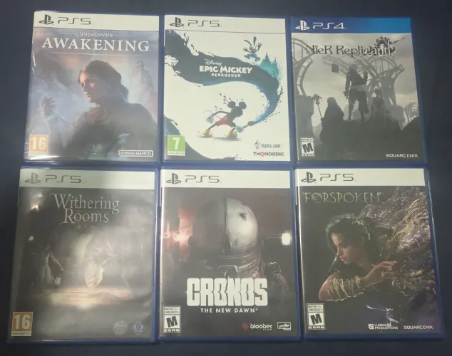 Lote jogos PS5 e PS4 (Usados)