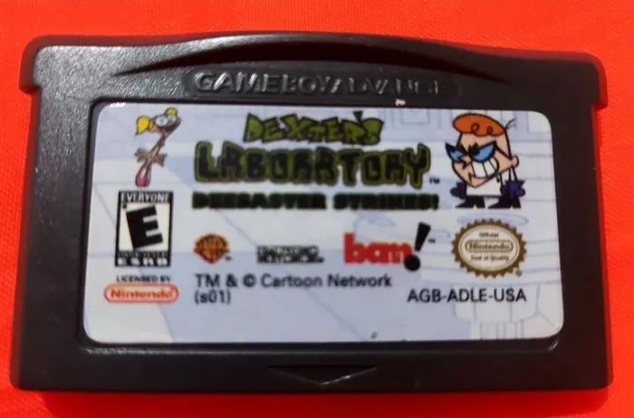 Cartucho Laboratório de Dexter para gameboy advance/game boy advance.