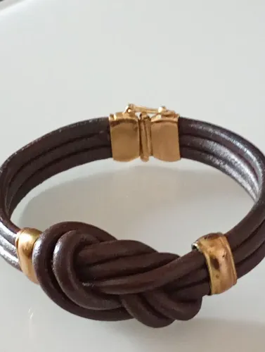 Pulseira Marrom Masculina Demidio Design