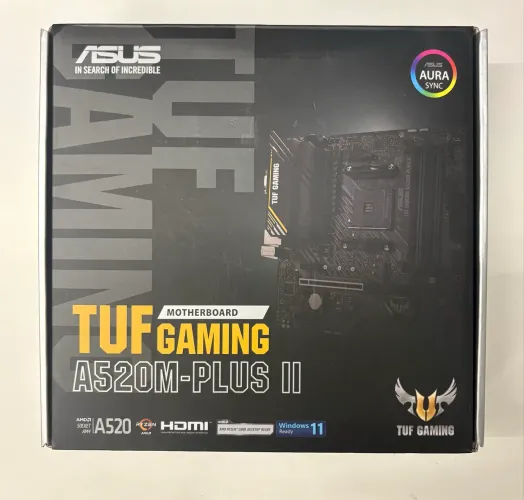 Placa Mãe DDR4 A520M Plus II Asus Tuf Gaming
