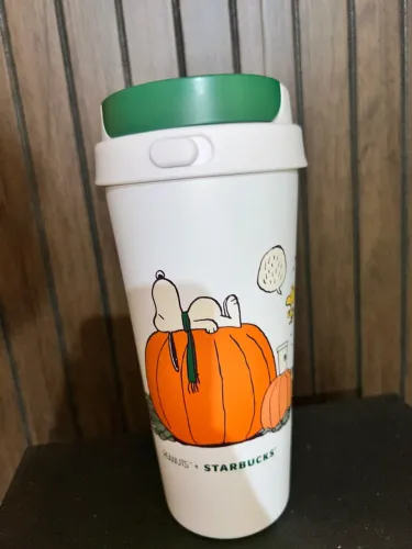 Snoopy starbucks copo branco