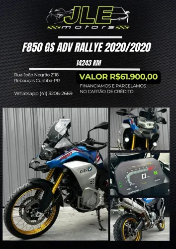 Bmw F850 GS Adventure Rallye 2020