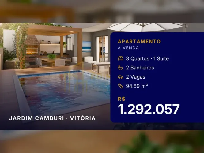 Incrível apartamento Garden em Jardim Camburi: 3 quartos e suíte!