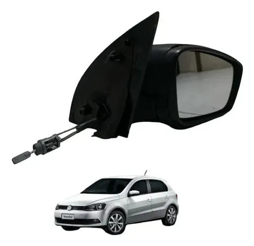 Retrovisor Direito Manual Volkswagen Gol G6 2012 A 2016