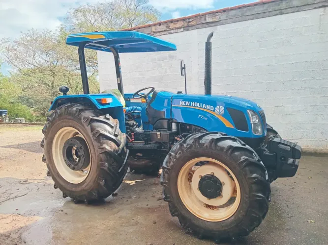 Trator New holland TT 75 ano 2021 poucas H
