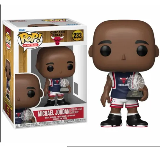 Funko Pop! do Michael Jordan, MVP do All-Star Game de 1998, do Chicago Bulls, número 233