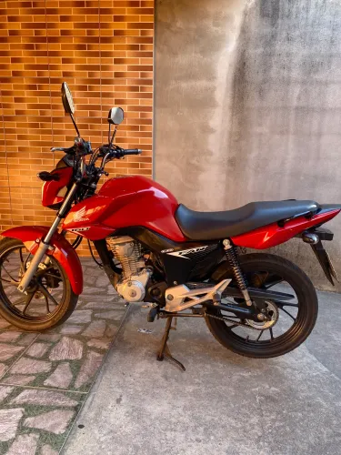 Honda CG Fan 160 2020 Vermelha | 50 Mil Km | Pneus e Relação Novo