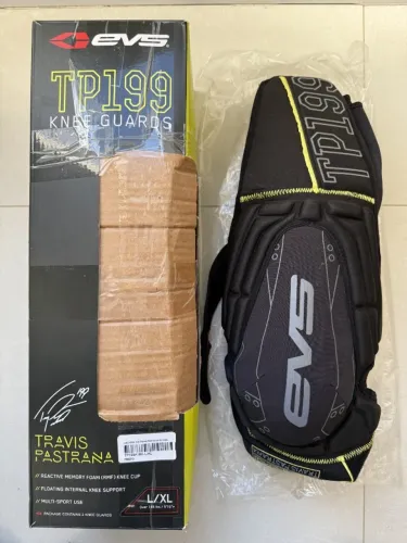 Joelheira Caneleira EVS TP199 Motocross MTB Proteção Completa Original