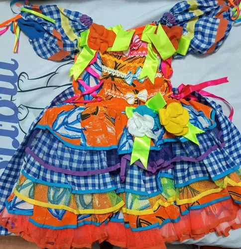 Roupa de são João infantil 