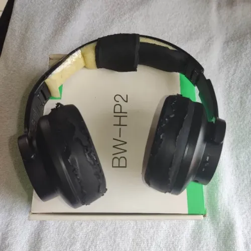 Headphone BlitzWolf-BW-HP2, Bluetooth, Drivers 50mm, microfone, arco quebrado
