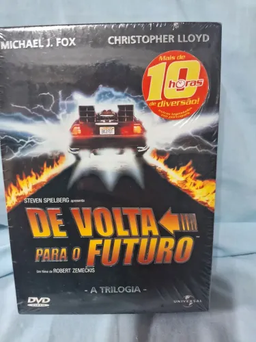 De Volta para o futuro - box set com os 3 filmes - dvd original 