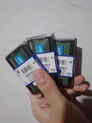 3 Memórias RAM Notebook DDR4 8GB 2666MHz Crucial - (LEIA A DESCRIÇÃO)