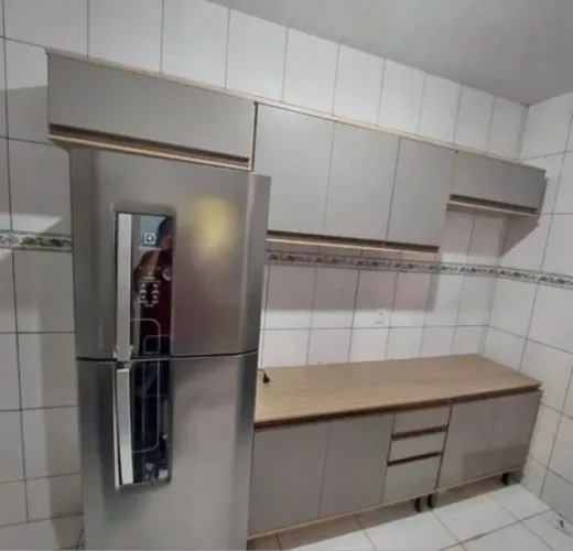Armário de Cozinha Completo 5 Módulos com 3 Aéreos (Novo) Entrega Grátis! 