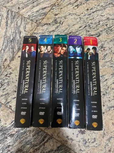 Box Temporada 1 a 5 Supernatural