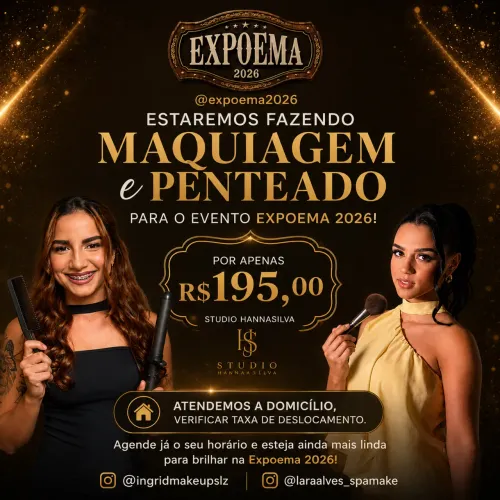 Maquiagem + penteado