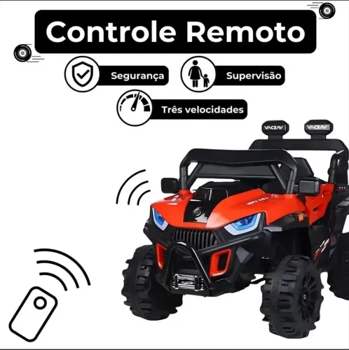 Vendo carrinho elétrico 12v pouco tempo de uso.