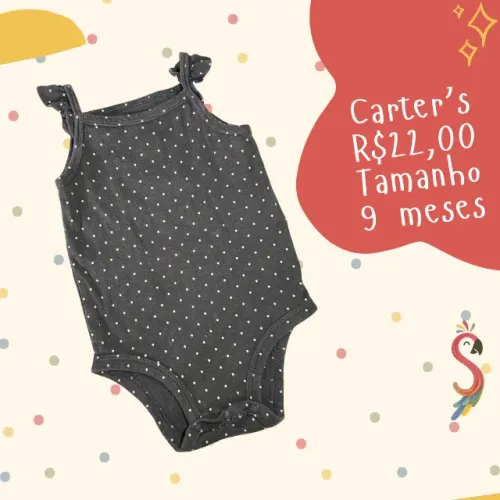 Body Regata Poá Carter's