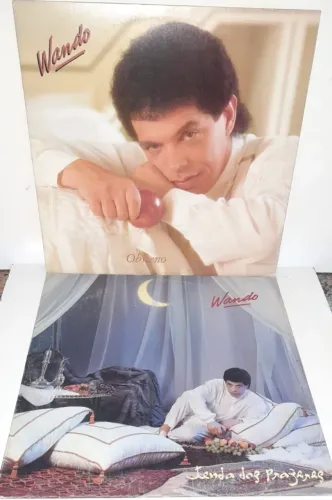 2 Lp´s Do Wando - Tenda Dos Prazeres & Obsceno - Capas & Vinis Em Muito Bom Estado