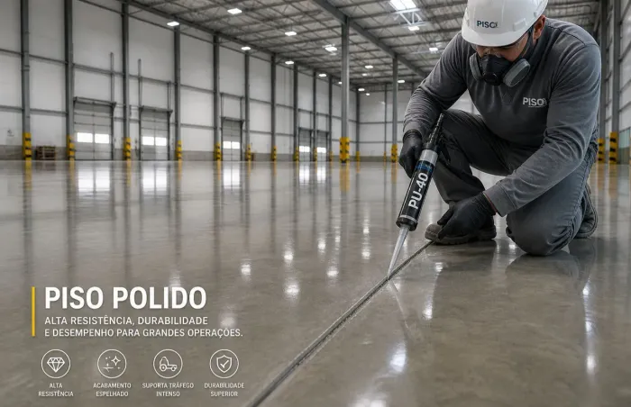Piso de concreto polido 