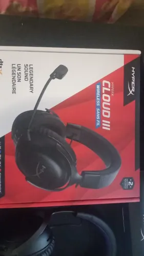 HyperX Cloud 3 Wireless Preto [SEMINOVO]
