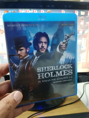 Blu Ray disc Sherlock Holmes o Jogo das sombras
