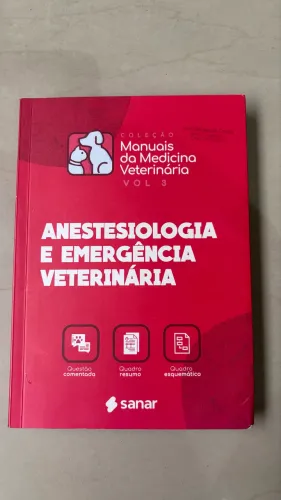 Livro Anestesiologia e Emergência Veterinária 