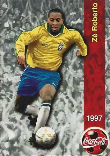 Card Coca-Cola Seleção Brasileira Copa América 1997 - Zé Roberto