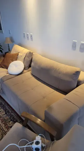 Sofá Modular 2,38 m + Caixa Lateral - Excelente Estado