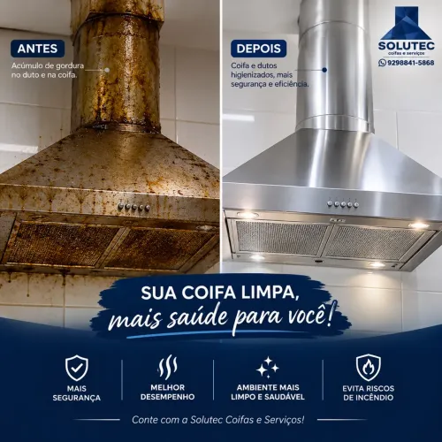Coifa suja nunca mais