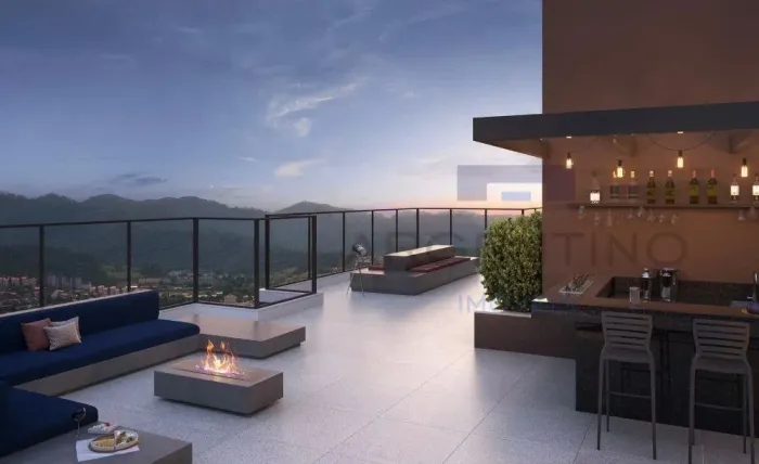 Apartamento de 3 dormitórios com vista para a serra no Soma Galeria no Mogilar