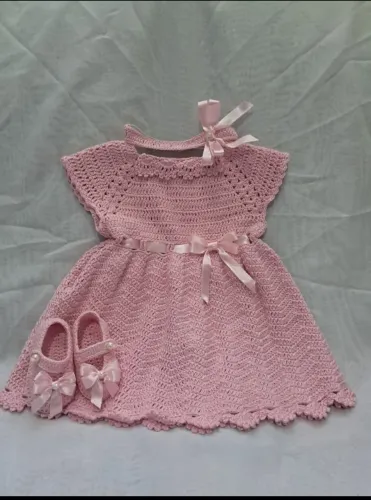 Peças em crochê para bebê 