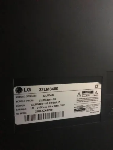 Torro TV LG 32LM3400 perfeito estado 250 LEVA
