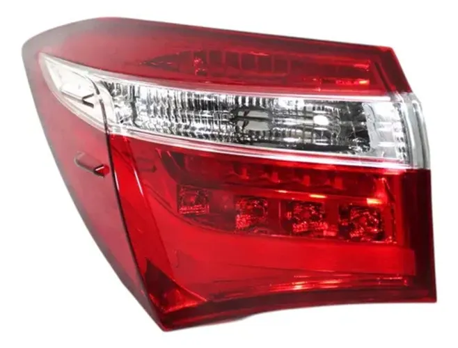 Kit Lanternas Canto Tampa Corolla 2015 2016 2017 C/led L.e Esquerdo/motorista Cristal