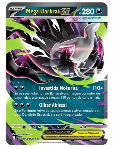 Carta Pokémon Mega Darkrai Ex Escuridão Absoluta Original