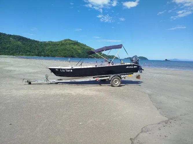 Vendo barco 5.30 + motor 40hp + carreta rodoviária