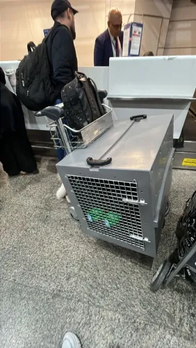 Caixa de transporte usada apenas 1 vez ... Kennel N° 6