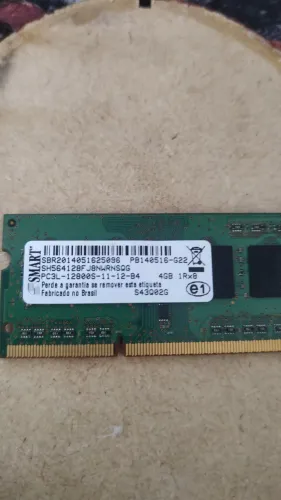Memória RAM Notebook 4GB DDR3L 1600MHz Smart PC3L-12800S