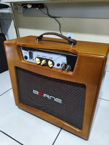 Amplificador Borne Valvulado com  falante 12