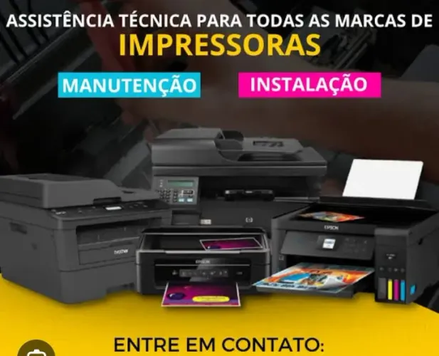 Manutenção de impressora Epson Hp Canon brother plotter workfoce sublimação ecosolvente 