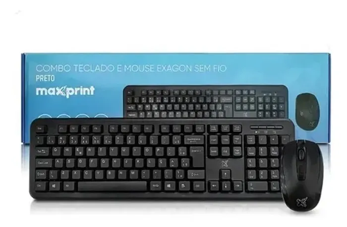 Kit Teclado e Mouse Sem Fio - Garantia e Nota Fiscal
