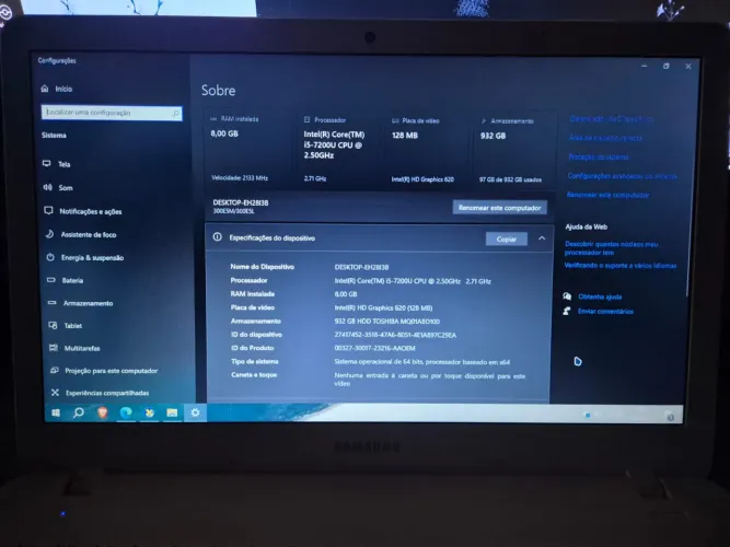 Notebook Samsung Expert X21
