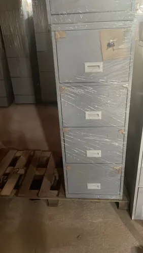 arquivo de aço 4 gavetas cinza c chaves novo 950,00