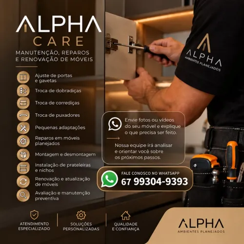 Alpha Care - Manutenção e Reparos em Móveis Planejados