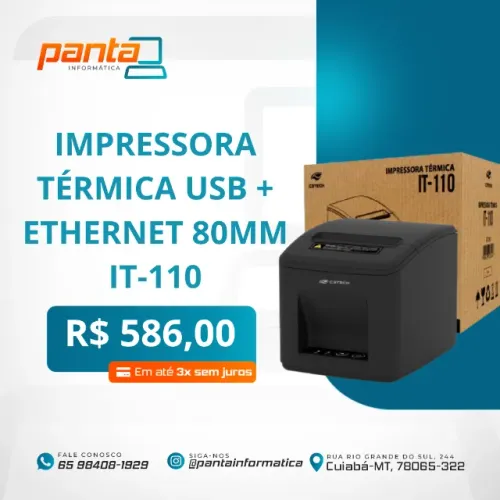 Impressora Térmica Para Recibo Cupom IT-110
