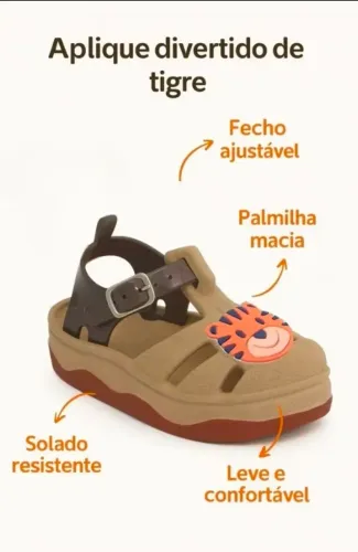 Sandália Infantil Tigre-23/24 (Menino)
