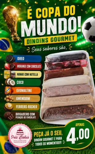 Dindins gourmet,apenas R$ 4,00