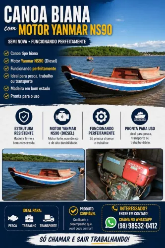 Vendo canoa biana