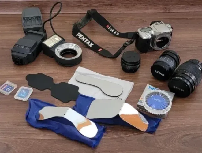 Equipamento fotográfico digital