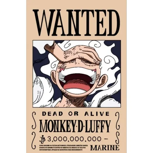 Quadro Luffy gear 5